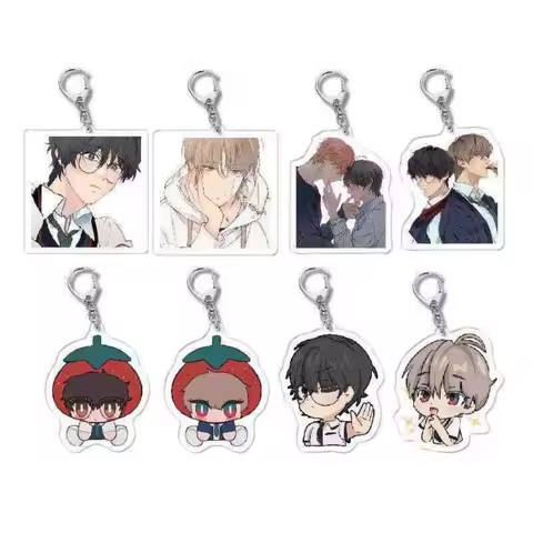 6CM Hot BL Anime manhwa Lost in the Cloud Acrylic Keychain Model Cosplay Characters Ornament Accesso