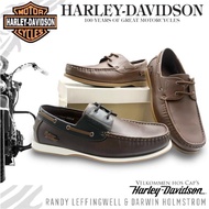 Classic Vintage Men’s HarIey-Davidson Perfectly Outfit Outdoor Loafers Shoes Kasut Lofer Sampan Lela
