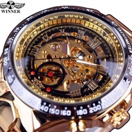 Watch T-WINNER Winner Skeleton Men Automatic Mechanical Watch Men's Watch Steel Band Watch XDWA