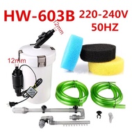 220-240V Sunsun Mini External Aquarium Filter Canister Fish Marine Tank Pre Filter Cylinder Sponge F