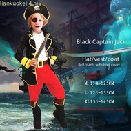Kids Costume - Role Play For Pirate Main Peranan Kostum Lanun Hadiah Baju Budak Pakaian Halloween An