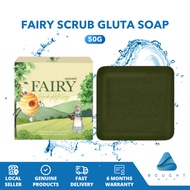Fairy Scrub Gluta Soap 50g - Whitening & Exfoliating Skin Care, Smooth & Radiant Skin