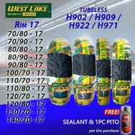 WESTLAKE Motorcycle Tire Tubeless 70/90-17, 80/80-17, 80/90-17 ,100/80-17,120/80-17,130/70-17,140/70