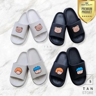 Sandal Karet Slip On Slop Wanita Karakter Lucu Premium Ubas