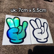New Hand Animation printing sticker
