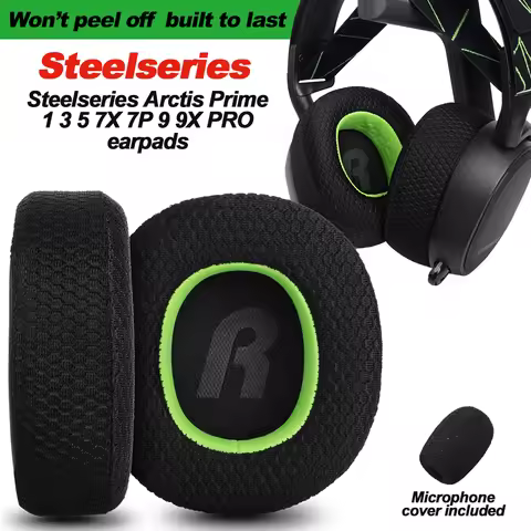 Earphone Pads For Steelseries Arctis 1 3 5 7X 7P 9 9X PRO Replacement Earpads Earmuffs Mesh Memory C
