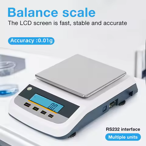 Lab Analytical Scale 600g 0.01g/2000g 0.01g High Precision Balance Scale Electronic Balance Counter 