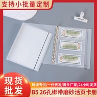 album gambar album gambar 4r Big B5 Card Album PP Frosted Loose-leaf Album Various Grids Bill Sticke