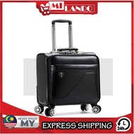 (18 inch)  MILANDO Travel cabin Luggage PU Leather Business Suitcase Baggage Bagasi 行李箱 (Type 9)
