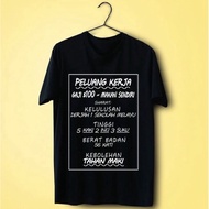 T Shirt Kerja Kosong Tahan Maki