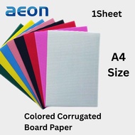 A4 Colored Corrugated Board Paper for Crafts & DIY Projects