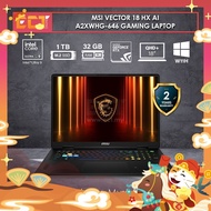 MSI Vector 18 HX AI A2XWHG-646 / WIG-644 Gaming Laptop (CU9-275HX 4.6Ghz,1/2TB SSD,32GB D5,RTX5070Ti