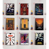 Retro Sci-Fi Canvas Wall Art 2001 A Space Odyssey Print for Space Room Home Decor