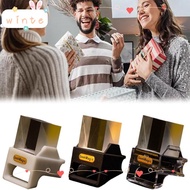 WINTE Smart Clock, Hologram Cube Display Lectronic Album Smart Weather Station, Creative USB Chargin