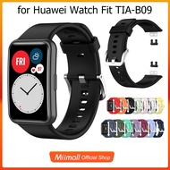 Huawei Watch Fit Watch Band, Soft Silicone Replacement Sport Strap for Huawei Watch Fit TIA-B09