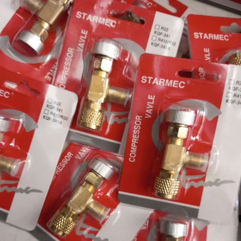 adapter AC kran -kQF-341A-R410
brand starmec
 ( DARI R22 KE R32 )
(1/4' KE 5/16 IN)