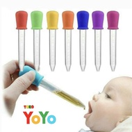 BabyToys 5ml baby medicine dropper pipette multi-purpose dropper/ silicone pipette/
