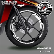 (COD) CUTTING STICKER VELG GENIO - STIKER LIS LIST VARIASI BAN/VELG HONDA GENIO 01