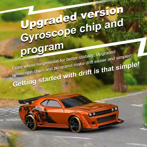 Turbo Racing 1:76 C65 Limited Edition Drift RC Car With Gyro Radio Full Proportional Remote Control 
