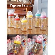 2nd generation Pigeon PPSU Wide Neck Bottle Bayi Botol Baby Susu Teat Nipple Puting Soft leher lebar