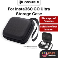 (MY) LionShield Insta360 GO Ultra Storage Case Hard Carrying Bag Protective Travel Organizer Box Por