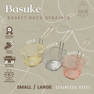 Frying Strainer Basket Stainless Steel FryingKentang BASUKE Basket Rack Strainer