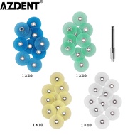 AZDENT Dental Polishing Discs Gross Reduction Contouring Mrel Stripes Set Dental Materials Teeth Whi