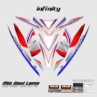 STRIPING MIO SOUL OLD MOTIF 10 AUTOMATIC Z CARBON / STICKER MIO SOUL OLD / STICKER MIO SOUL CARBON O