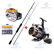 (COD) Joran Pancing 1 Set Reel Besi/pancing 1 set lengkap kuat/joran pancing 1 set murah/Joran Panci