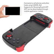 แผ่นเกมแพดโทรศัพท์มือถือแบบไร้สายยืดได้จอยควบคุมเกมบลูทูธสำหรับแอนดรอยด์สำหรับ iOS สำหรับ PS3จอยควบคุมเกมมือถือ