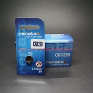 Renata 3V Litium Bateri Lithium Battery CR1220 (100% Original)