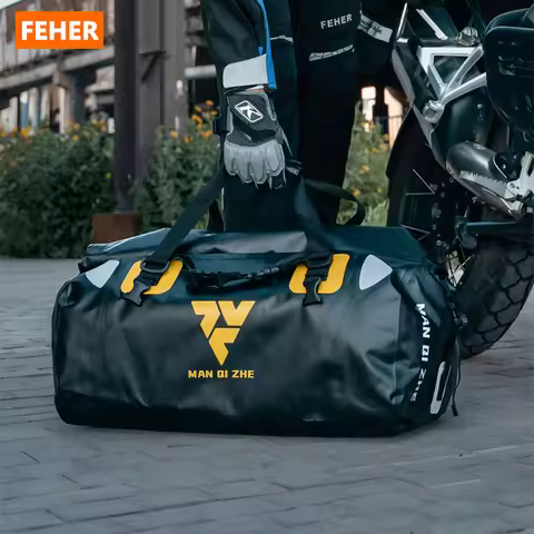 FEHER Motorcycle Tail Bag Waterproof Expandable 60L Standard Rear Motorbike Bag MQZ-101/102 Multifun