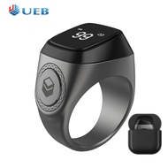 20mm Counter Smart Ring with Charging Box Smart Ring Bluetooth-compatible 5.1 0.49 Inch OLED Display