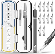 DIYSELF Exacto Knives, 12 Piece Exacto Knife Set with Case, Craft Knife, Hobby Knife, Exacto Knife f