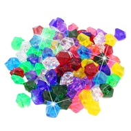 400PCS/200PCS Plastic G Ice Grains Colorful Stones Children Jewels Acrylic Jewels Ice Counter Crysta