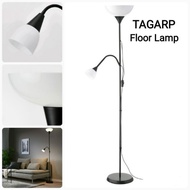 IKEA Tagarp uplighter with reading lamp / black / Floor lamp single & double (178 cm)