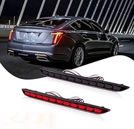 LED Rear Bumper Reflector Sequential Lights Turn Singal Driving Tail Brake Light DRL Plug and Play f