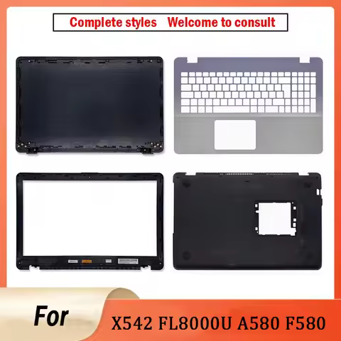 New For X542 X542U V587U FL8000 FL8000U F580U V580 Laptop LCD Back Cover Front Bezel Top Lower Botto