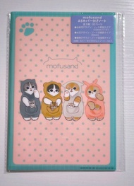 鯊魚貓mofusand小熊貓狐狸睡衣貓膠file筆記簿notebook💜A5💜空白頁