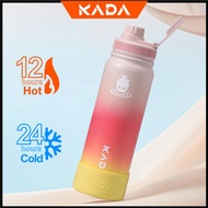 [Free Boot] KADA Tumbler Hot and Cold with Straw Watter Bottle 304 Stainless Steel 	Insulated Vacuum