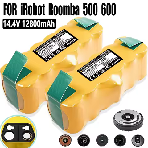 14.4V 12800mAh Rechargeable NI-MH Battery For iRobot Roomba 500 600 700 800 900 980 780 620 Vacuum C