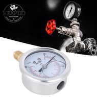 HEEPDD Pressure  Oil Filled 1/4 -1 to 7bar -30 100psi Stainless Steel Case Brass Inside Construction