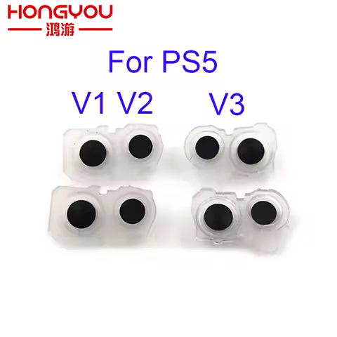 20Pairs Silicone Conductive Rubber Adhesive Button Pad For PS5 V1 V2 V3 BDM-030 010 020 Controller L