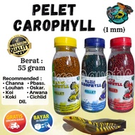 Carophyll Pellet Yellow Red Blue Channa Fish Feed Bottle 100ml