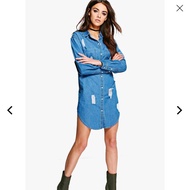 Boohoo Auth Denim Dress