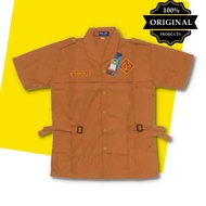 Short-sleeved elementary school girl scout uniform complete school uniform