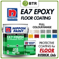 【BEST VALUE】5L Nippon Paint EA7 Finish Epoxy Floor Paint Cat Lantai Epoxy 5 Liter Cat Lantai Rumah Interior Dalaman