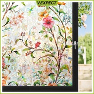 Stained Glass Window Sticker Film 3D Colorful Decorative Window Stickers Privacy Window Decals