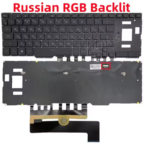 Russian RGB Backlit Keyboard for ASUS ROG Zephyrus GX551 GX550 GX551SE GX551QS GX551QM GA551QS GX550