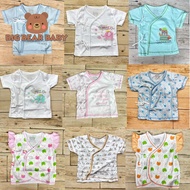 เสื้อเด็กอ่อน เลือกลายได้ Little Home Baby (0-3ด.) ผ้าCotton เสื้อเด็กแรกเกิด  ชุดเด็กอ่อน ผูกหน้า (WA301,/1 เสื้อCTผูก)
